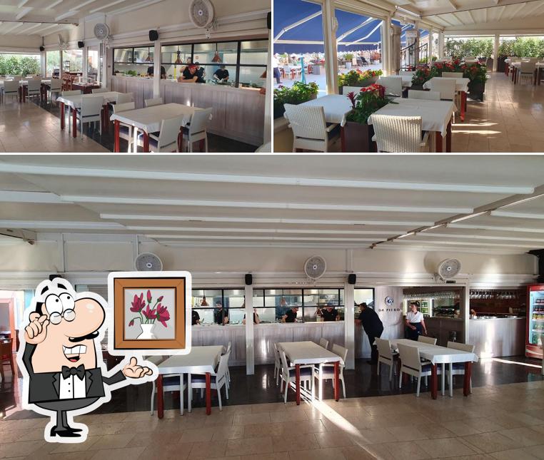 Gli interni di Da Piero restaurant Rovinj