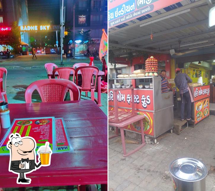 Enjoy a drink at Hari Om Fast Food