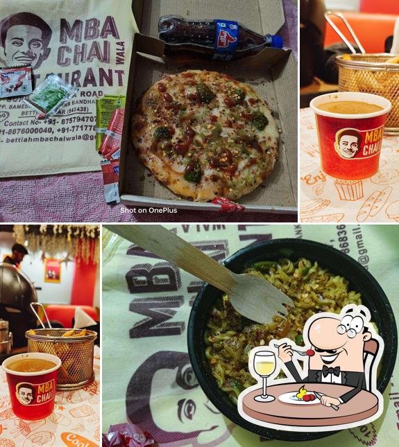 Food at MBA CHAI WALA BETTIAH