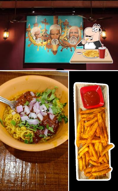 French fries at Nayaks cafe