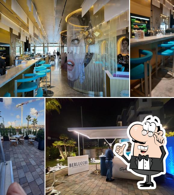 Gli interni di Sophia Loren Restaurant Bari