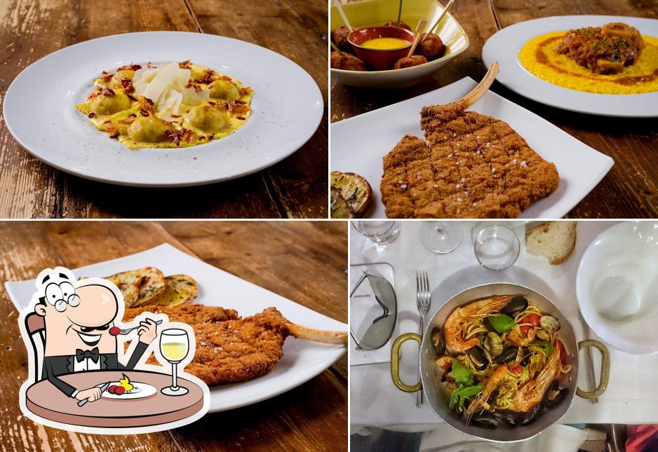 Platti al Osteria Al Coniglio Bianco