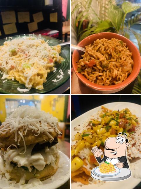 Spaghetti carbonara at The Cafe First