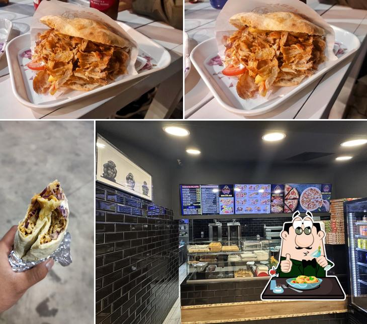 Panino con maiale stirato al Turkish House of Kebab
