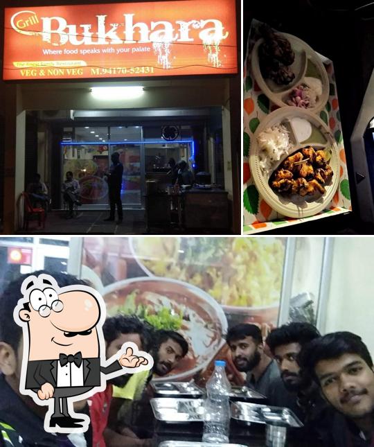 The interior of Grill Bukhara