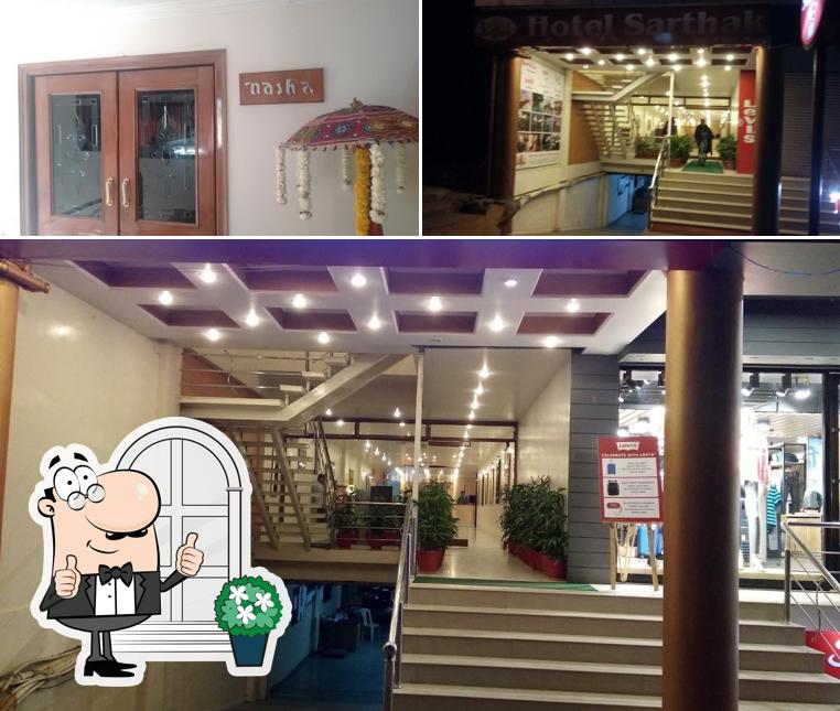 Take a look at the outside part of Hotel Sarthak