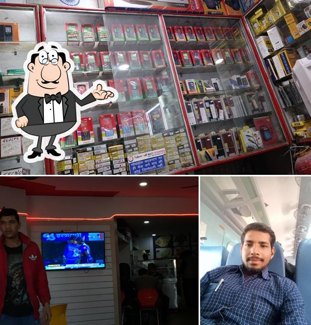 Take a seat at one of the tables at NH 8 Kitchen