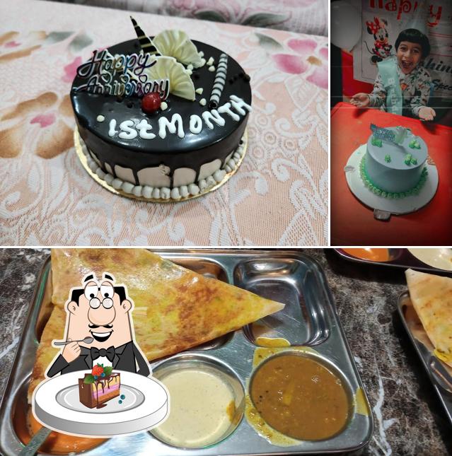 Chocolate cake at Old Khurana Bakery