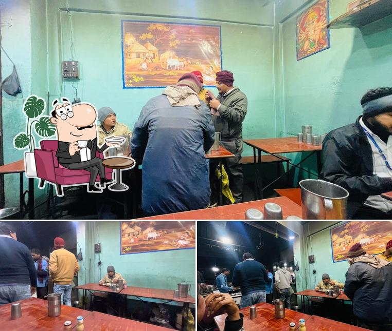 The interior of Satyam Sweets And Restaurant