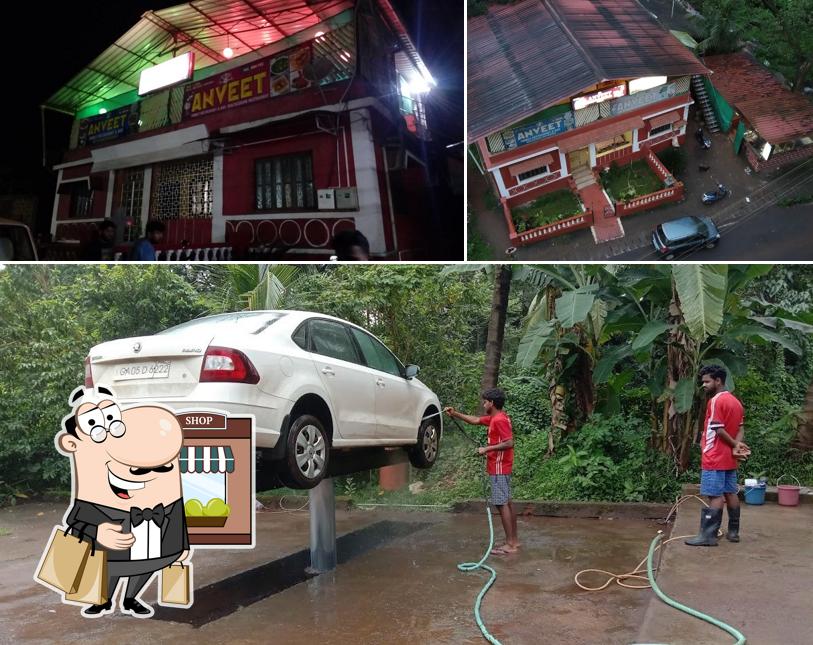 The exterior of Anveet Family Restaurant