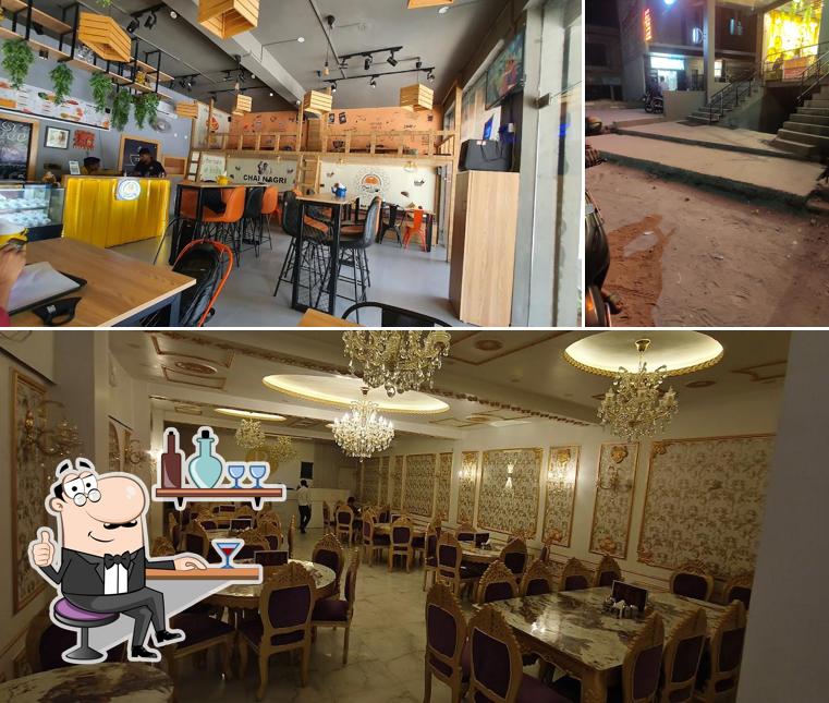 Take a seat at one of the tables at Chai Nagri Bijnor