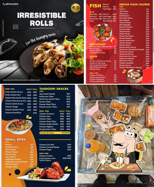 Food at Hotel R2D Restaurant