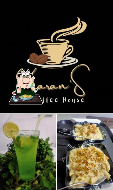 Macaroni and cheese at Karan's coffee house