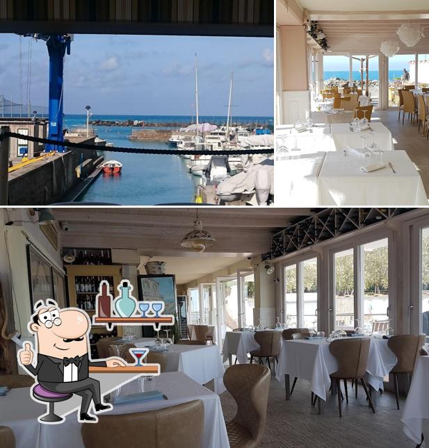 Gli interni di Bagno Tirreno