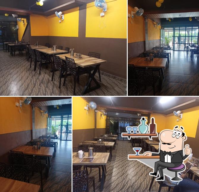 The interior of Biryani House