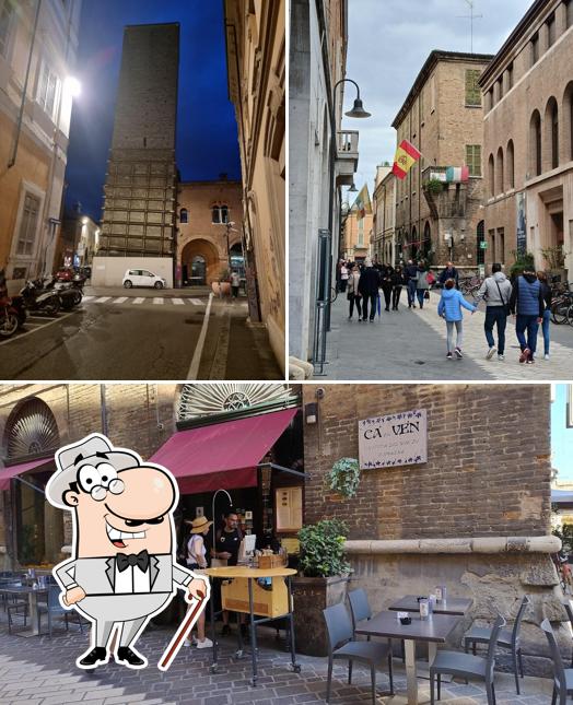 Questa è la foto che presenta la esterno e interni di Ca' de Vèn