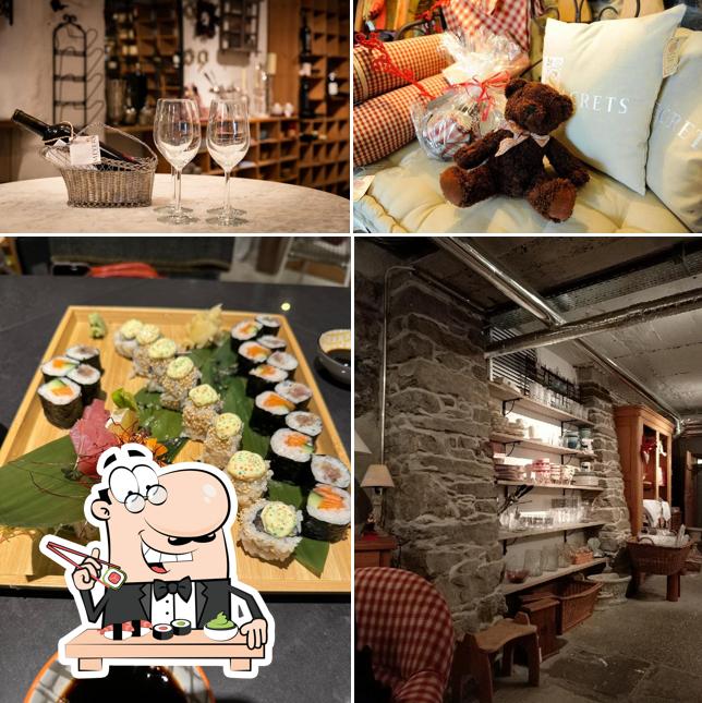 Prenditi le varie opzioni di sushi