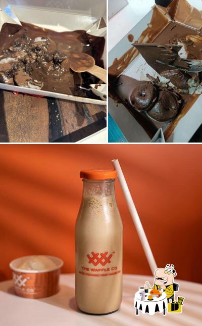 The photo of food and beverage at The Waffle Co