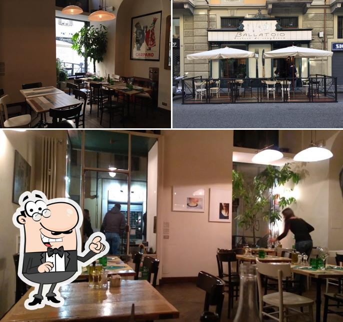 Gli interni di Ballatoio - Bistrot di Ringhiera
