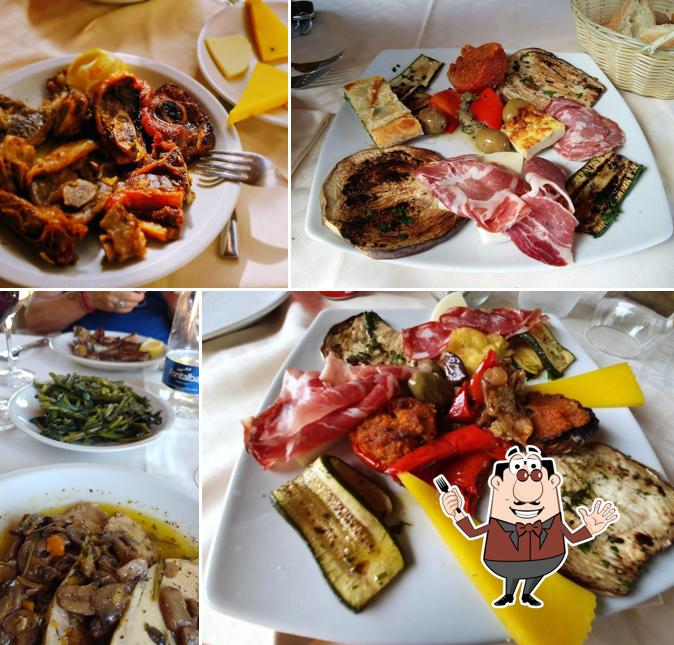 Cibo al Trattoria La Ruota