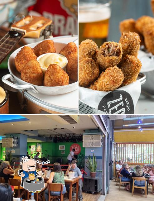 A ilustração do Bar do Zeca Pagodinho - Vogue Square’s comida e interior