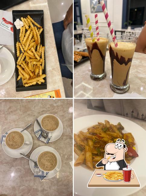 French fries at Crown Cafe