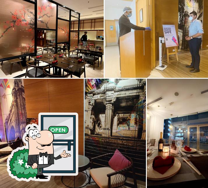 The exterior of Kuro - The Asian Bistro, Renaissance Ahmedabad