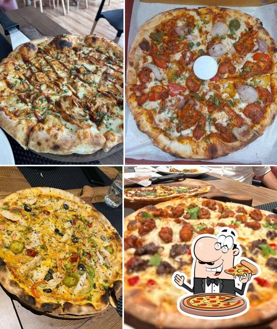 Order different kinds of pizza