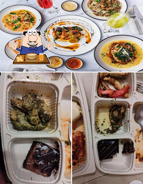 Food at Smoke House Deli
