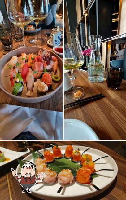 La foto di cibo e vino da WEN