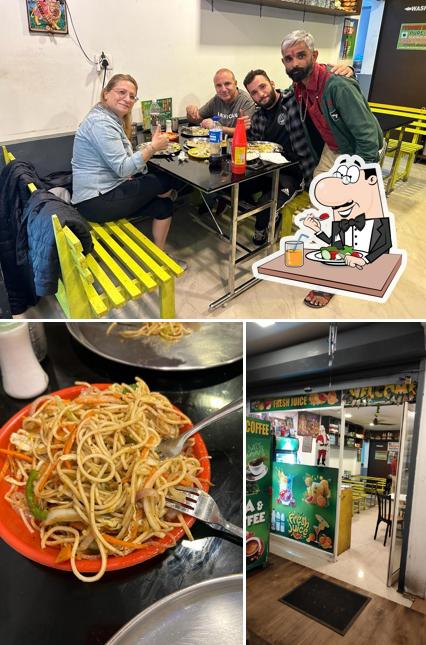 The restaurant's food and beverage