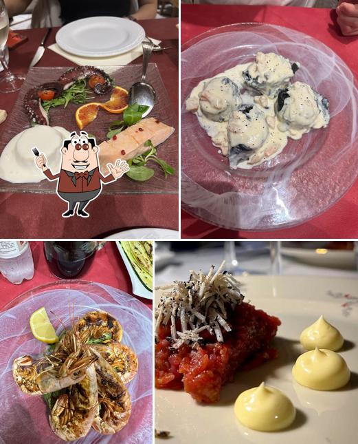 Platti al Trattoria Del Borgo