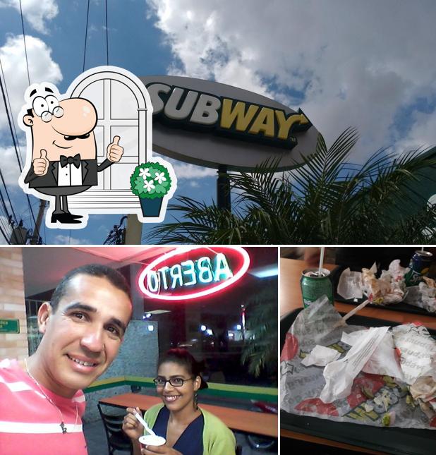 O exterior do Subway