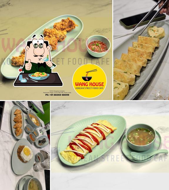 Food at Wang House Korean Cafe ,Korean Street Food Cafe Kochi