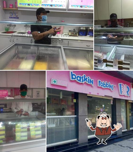 Food at Baskin Robbins - Ice Cream Desserts