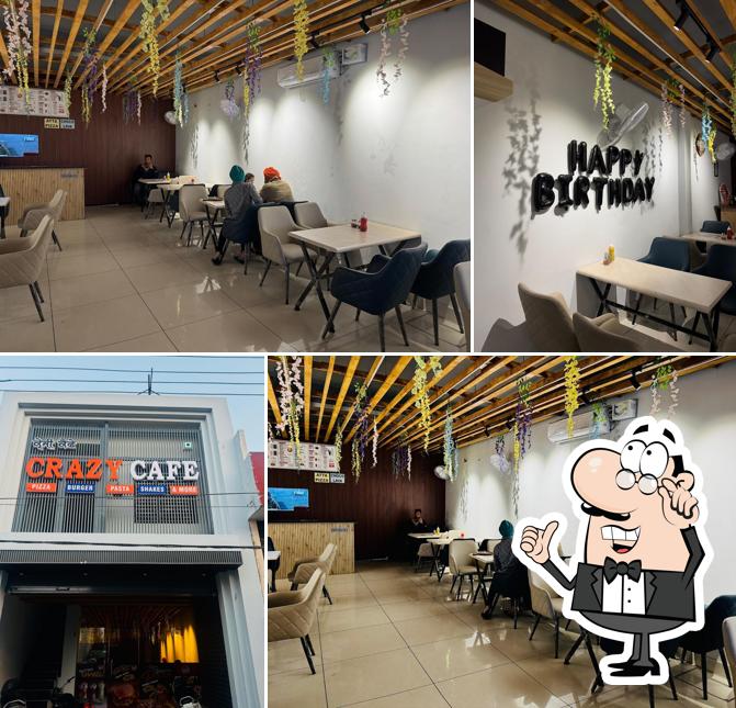 The interior of Crazy Cafe