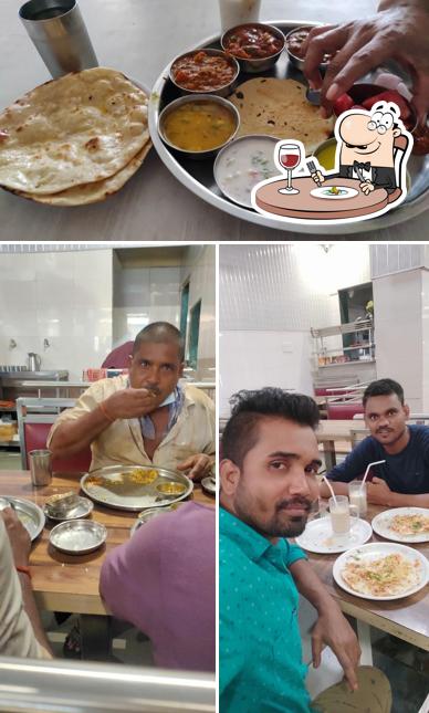 Meals at Radha Krishna Pure Veg Hotel