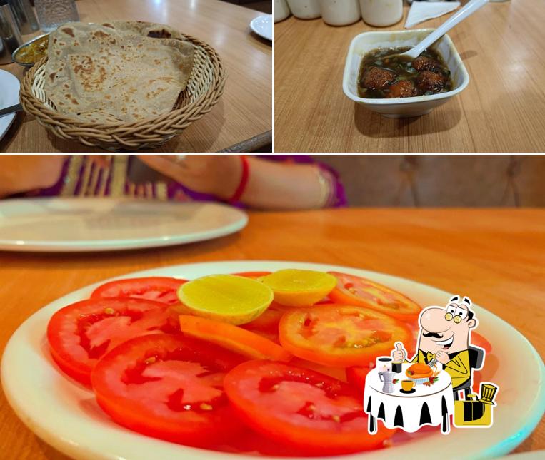 Food at Aamantran restaurant