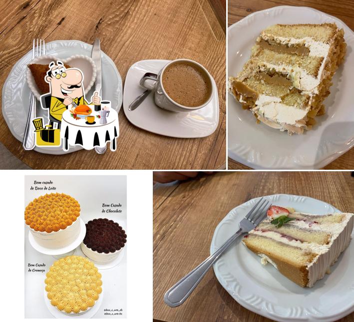 Creme brulée em Doce e Arte Boleria e Café