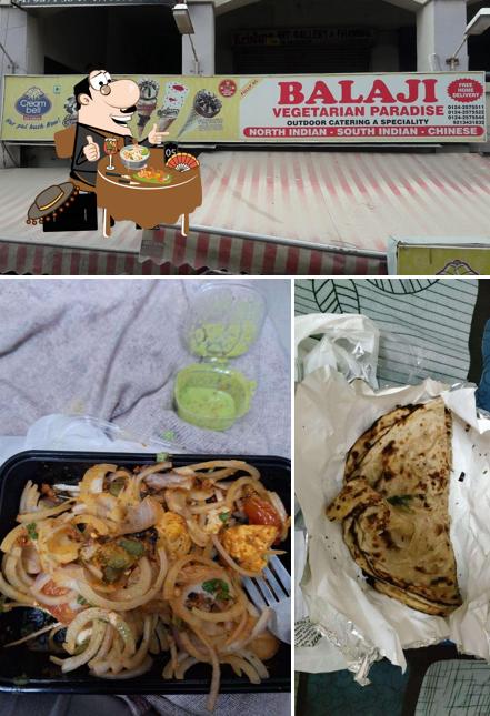 Food at Balaji Vegetarian Paradise