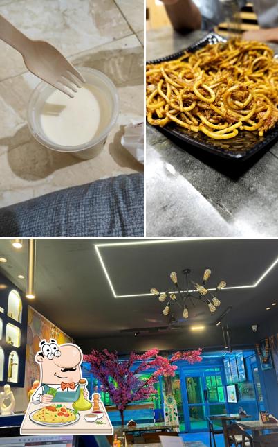 The restaurant's food and interior