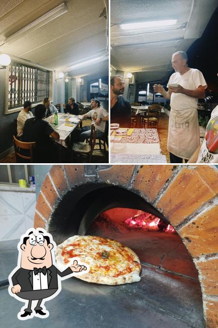 La immagine della interni e cibo di Pizzeria Madre Flora