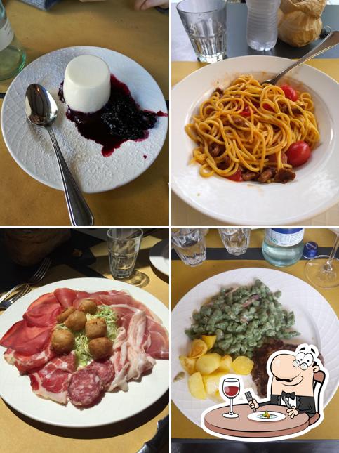 Cibo al Trattoria Olmo