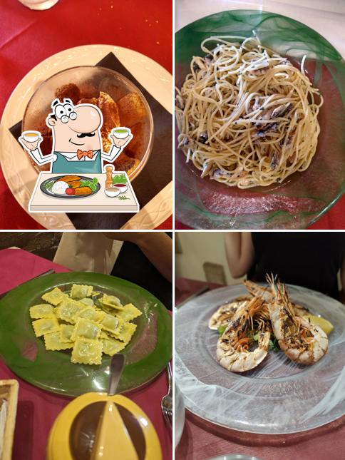 Platti al Trattoria Del Borgo