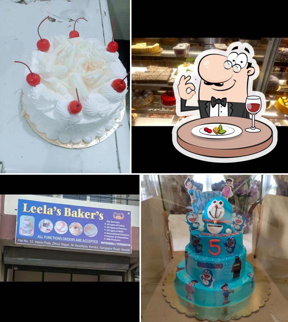 Food at Leela's Baker's