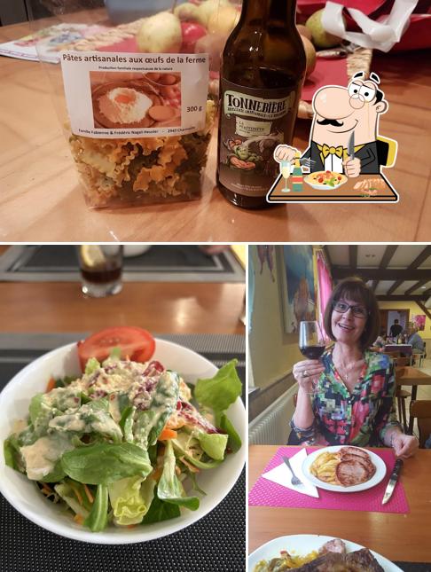 La immagine della cibo e birra di Restaurant Atees