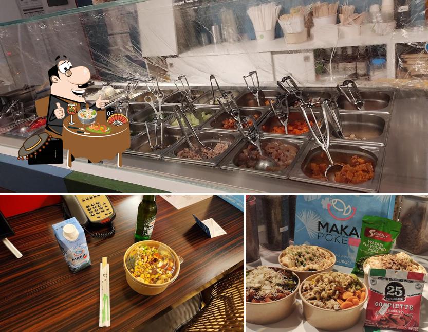 Cibo al Makai Poke & Bubble Tea - Università
