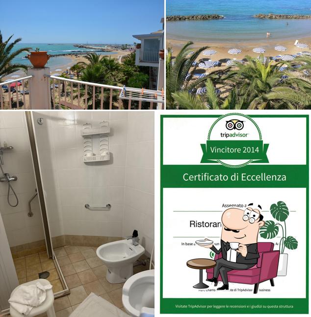 Gli interni di HOTEL SUL MARE AL GABBIANO