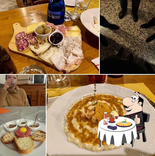 Piatto di formaggi al Bar Del Ponte
