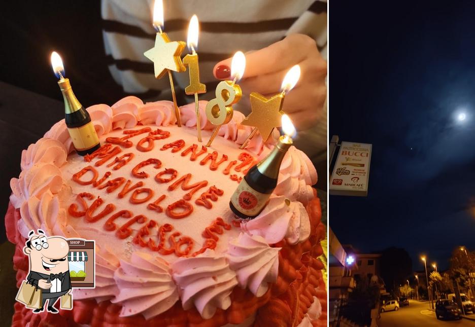 Gli esterni di Bar pasticceria Bucci